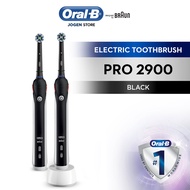 Oral-B Pro 2 2900 Dual Set Cross Action Electric Toothbrush Rechargeable Powered by Braun, 2 Handle,