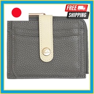 Clelia Women's Mini Wallet Genuine Leather with Window Photo Insert Bi-Color Tassel Charm Fragment C
