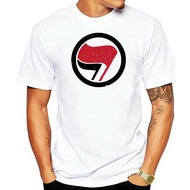 Antifa T-Shirt Antifa Flag T-Shirt White-Grey For Men-men-Youth Outfit Tee Shirt