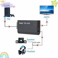 FANSIN Converter, PS2 to HDMI 480i/480p/576i Adapter, Durable 3.5mm Audio Output HD Cable Game to HD