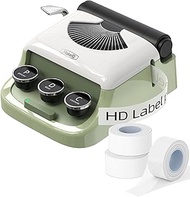 MakeID Q1 Label Maker Machine with 3 Tapes - Portable Bluetooth Label Makers for Home & Office Organ