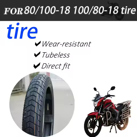 80/100-18 Front 100/80-18 Rear Motorcycle Tire Wear-resistant Tubeless Tyre For DK150 DF150