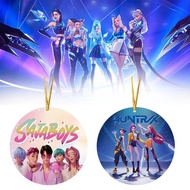 Huntress Group Image Decoration Pendant New K-pop Demon Toppers Birthday Party Banner Party B4z0