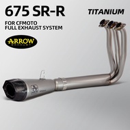 ARROW Professional Racing GP exhaust kit full titanium exhaust system for CF 675SR CF675 675