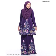 Sabella Baju Kurung Queeny Batik Saiz 2XL, 3XL, 4XL dan 5XL Ready Stock