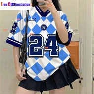 (Free Custom Name And Number) Number 24 Dry T-Shirt Standard Sublimation Jersey Custom Name Baju FUL