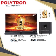   Polytron PLD 40BV8958 Digital TV Cinemax Soundbar 40inch