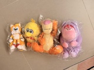 AIA公仔 全新 Sonic Tails, Big Bird, Tigger, and Turning Red Plushies