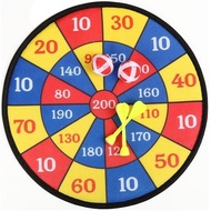 Papan Dart Velcro 36 Cm Papan Target Bola Dartboard Set Board Targeting Game with Ball Hook-and-Loop