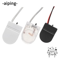 AIPING 1/2/5pcs CR2032  Cover With ON/ Switch 3V Tool Parts Battery Socket Holder