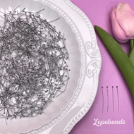 50g silver Safety Pins | Nail eyepin