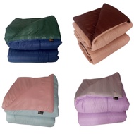 BEDCOVER ONLY.. SALUR/DOBBY TWO TONE SALUR FREE MIKA BAG (CAN REQUES COLOR)