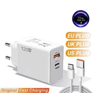 120W 原廠充電器，支援 Turbo Fast 快充，歐規、美規、英規通用，牆式 Hypercharge 轉接器，USB 6A Type-C 線，適用於小米 13/12/11 Ultra Redmi