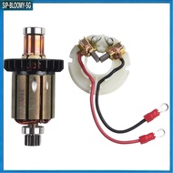 【1.15】 619301-1 Armature and Carbon Brushes Holder for DHP458 BHP458 DDF458 BDF458