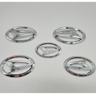 Daihatsu sirion chrome emblem logo front and rear for perodua myvi alza aruz bezza viva axia