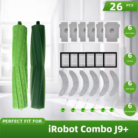 Compatible For iRobot Roomba Combo J7+ J9+ 10 Max Robot Vacuum Replacement Parts Kits Main Brush Sid