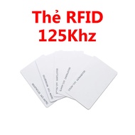 125Khz RFID magnetic card (TK4100 chip ID card used as employee card, elevator card, parking card...