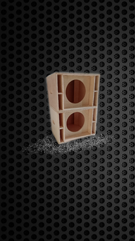 Box speaker spl 8 inch single