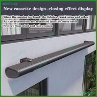 Sunshade Retractable Folding Hand Electric Retractable Awning Balcony Outdoor Tarpaulin Courtyard Fa