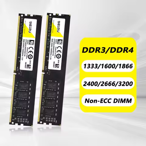 DDR3 DDR4 4GB 8GB 16GB Desktop Memoria Ram PC3 1.5V 1066 1333 1600Mhz PC4 1.2V 8500 10600 12800U 240