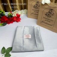 Kain Paket Bridesmaid Satin Velvet Polos/ Paket Seragam Bridesmaid Khusus Satin/ kain satin velvet p
