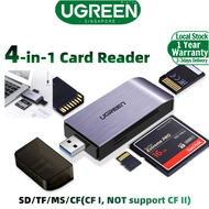 UGREEN SD Card Reader USB 3.0 High Speed CF Memory Card Adapter Support 512G for UDMA 7 Compact Flash UHS-I SDXC/SDHC/Micro SD/Micro SDXC/Micro SDHC Memory StickMMC for WindowsMac OSLinuxRead 4 Cards At Once