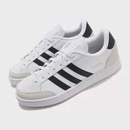 adidas 休閒鞋 Grand Court SE 復古 男鞋 愛迪達 三線 皮革鞋面 球鞋穿搭 白 黑 FW3277 22.5cm WHITE/BLACK