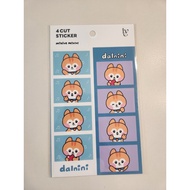 ON HAND) IVE with LINE FRIENDS IVE SWITCH POP-UP OFFICIAL MD 4CUT STICKER GAEUL