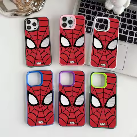 Back Phone Cover Case for iPhone XR 16e XS 15 Plus 11 12 14 16 17 Pro Max 17Air 13 Marvel Spider Man