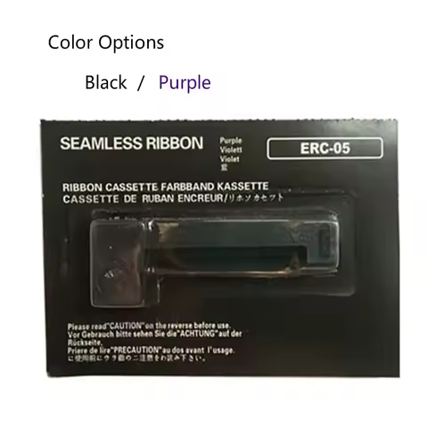 Black Purple Taxi Ribbon Cartridge Tape ERC-05 ERC05 Fit For Epson M150 M-150II M1500II M150II EC700