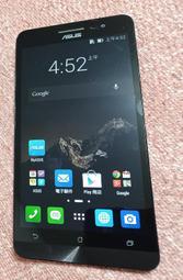 ╭✿㊣ 二手 尊爵黑 6 吋 華碩 ZenFone 6 手機【ASUS_T00G】A600CG 送充電線充電頭 功能正常