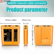 M469D LAN Cable Tester for 2 Core 4 Core and 6 Core Telephone Line Compatibility