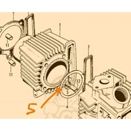 Rubber cylinder block headOring HONDA s90 Original