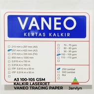 Vaneo Tracing Paper A3 100/105 gsm Tracing Paper