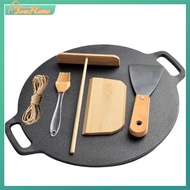 【Fast Delivery】Pancake Pan Pancake Maker Round Pancake Frying Pan with Handle Cast Iron Skillet Panc