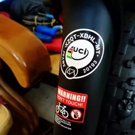 2x funny Union Certification Small Label Sticker Bicycle Alliance Certification Decals Customize Fra