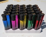 Bật lửa khò tia Mini T500 Hộp quẹt khè chống Gió T500 Mini Vỏ Bọc Kim Loại óng ánh