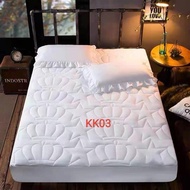 Cadar Hilton Soft Cotton Cadar Patchwork Fitted Bedsheet Quilted Single 2in1 Queen 3in1 King 3in1