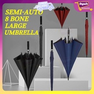 SEMI-AUTO EXTRA LARGE UMBRELLA 135CM 8 BONE OVERSIZE UMBRELLA BIG SIZE PAYUNG LIPAT BESAR PAYUNG SUN