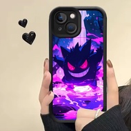 R21 Gengar Pokemon Silicone Casing for iphone 16 XS 17 X XR 15 Pro Max