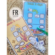 [Hardcopy] BBM | Busy Book | Matematik - Asas Operasi Tambah 2 Digit & Asas Operasi Tolak 2 Digit