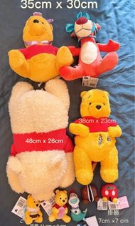 🈹 全新日本正品 熊仔 Miffy pc狗Anna 公主跳跳虎 柴犬小熊維尼公仔 Mofusand 