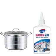 Oil Stain Cleaner Gel 245ML Pots Pans Stovetop Stainless Wok Pot Bottom Cleaner
