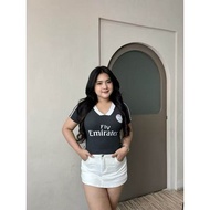 Crop Top Sport Wanita Fly Emirates Vneck Jersey