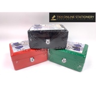 Metal Cash Box 150mm x 120mm x 80mm Cash Box with Lock Lock Box