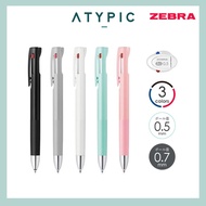 Japan Zebra Blen 3C (Tri-Color) Press Ballpoint Pen 0.5mm / 0.7 mm