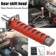 Universal JDM Samurai Sword Shift Knob Katana Samurai Knife Gear Shift Knob with Adapters SK-1019aut