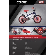 Coyote Yotel Kids BMX Bike Spiderman 6.0 16 InchXone