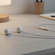 1.2m  3.5mm ,  Fon Telinga Berwayar Emas 3.5mm Tahan Lasak 1.2m, Jenis Masuk Telinga, Kawalan Inline