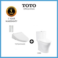 TOTO One Piece Toilet Bowl C889DESI with Washlet TCF24410ASG SET